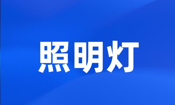 照明灯