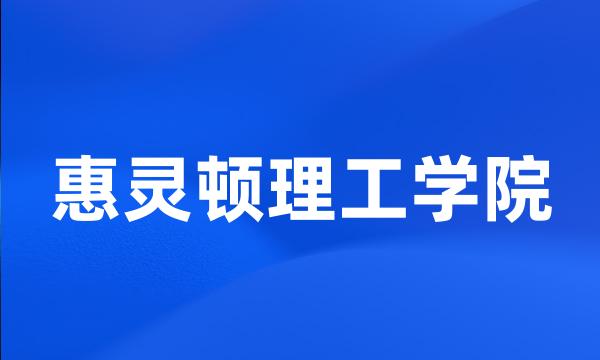 惠灵顿理工学院