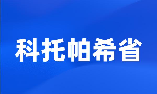 科托帕希省