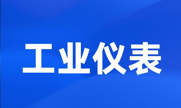 工业仪表