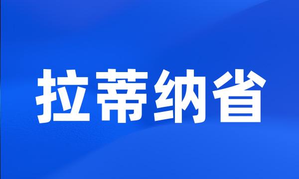 拉蒂纳省