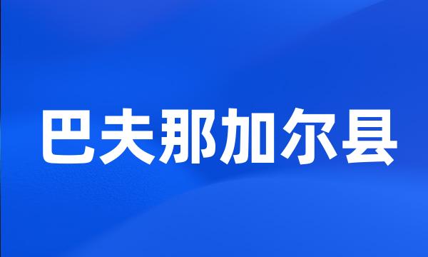 巴夫那加尔县