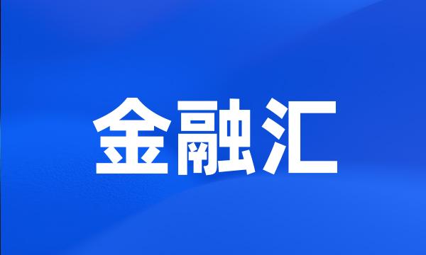 金融汇