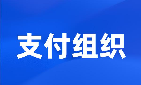 支付组织