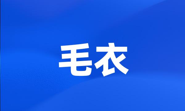 毛衣