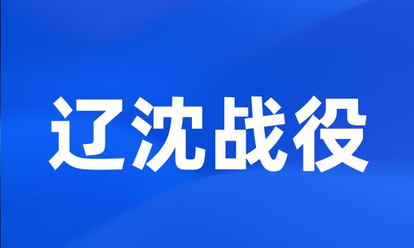 辽沈战役