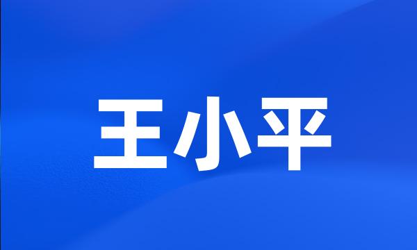 王小平