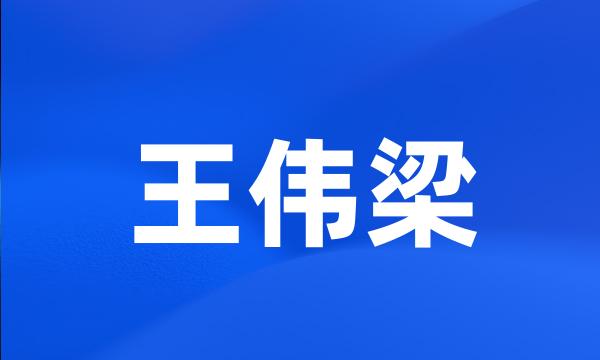 王伟梁