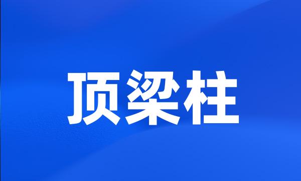 顶梁柱