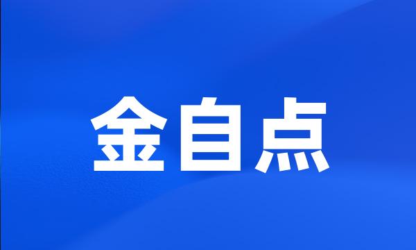 金自点