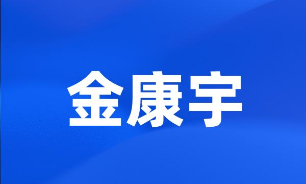 金康宇