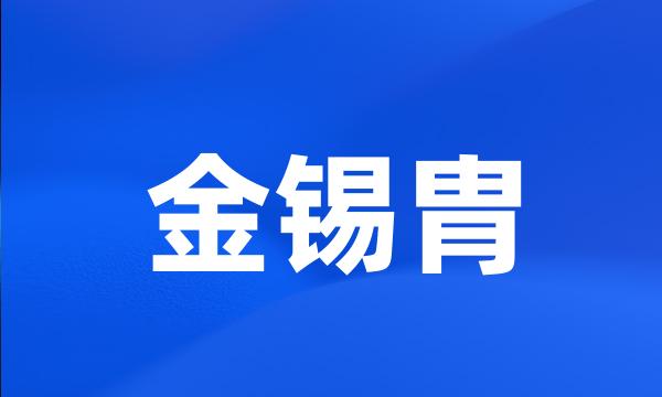 金锡胄