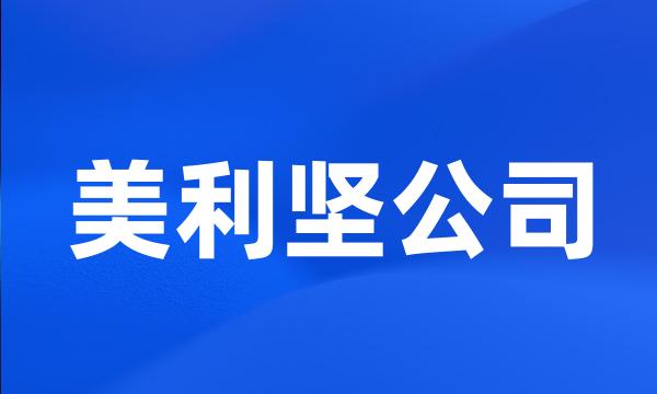 美利坚公司