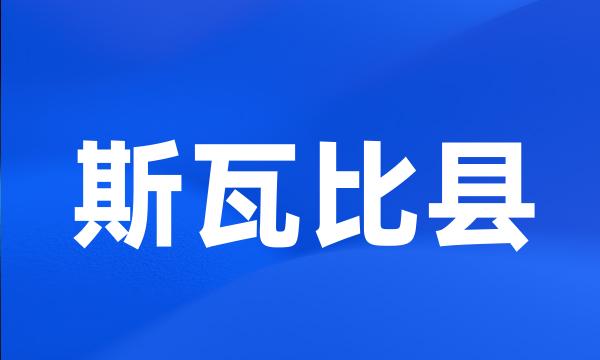 斯瓦比县