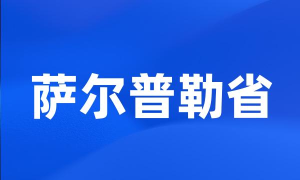 萨尔普勒省