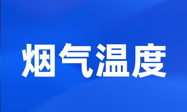 烟气温度