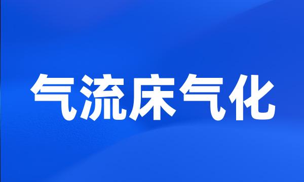 气流床气化