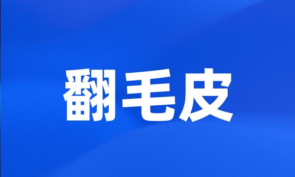 翻毛皮