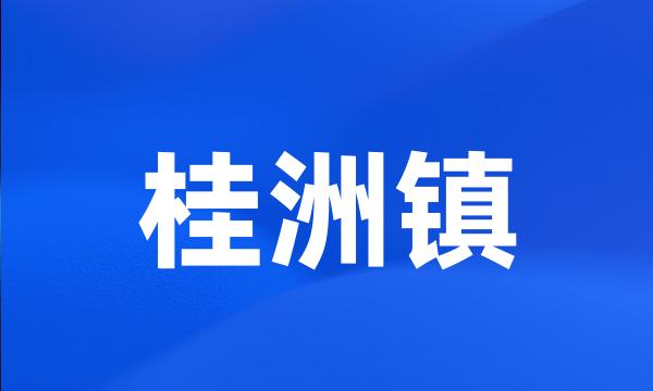 桂洲镇