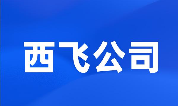 西飞公司