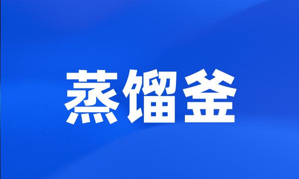 蒸馏釜