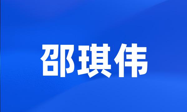 邵琪伟