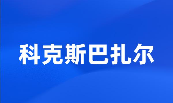 科克斯巴扎尔