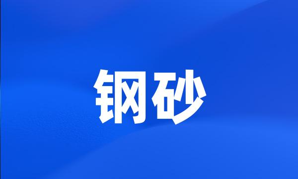 钢砂