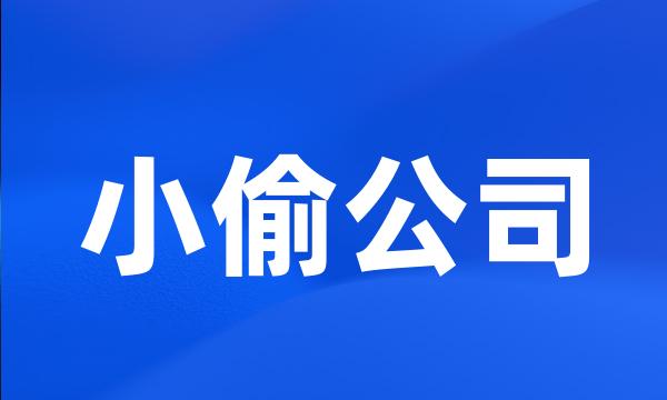 小偷公司