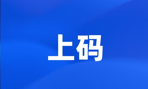 上码