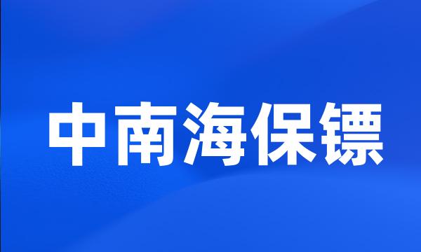 中南海保镖