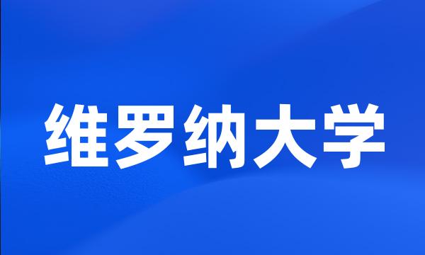 维罗纳大学