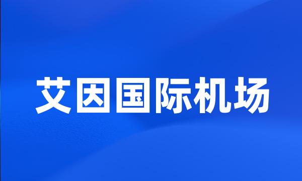 艾因国际机场