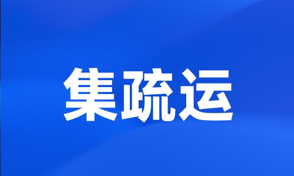 集疏运