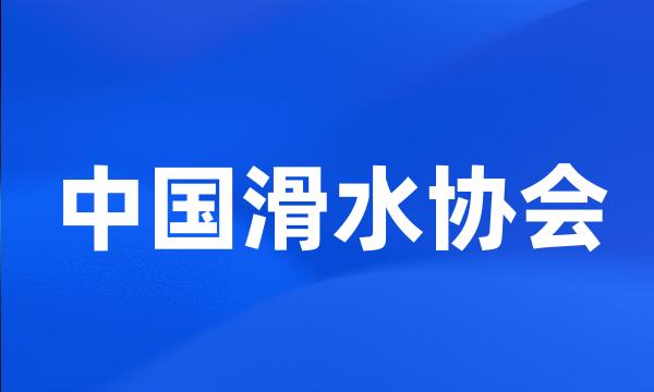 中国滑水协会