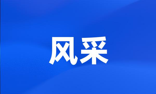 风采