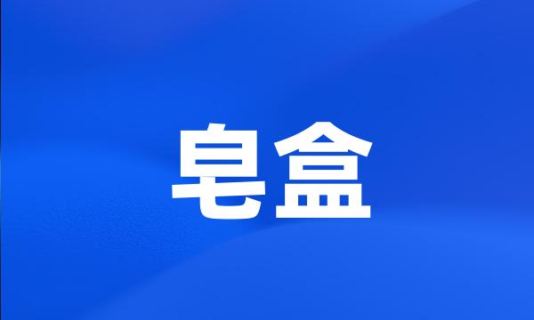 皂盒