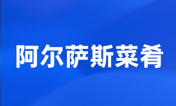 阿尔萨斯菜肴