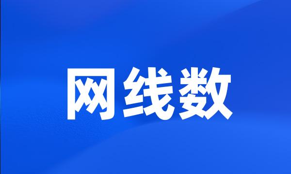 网线数