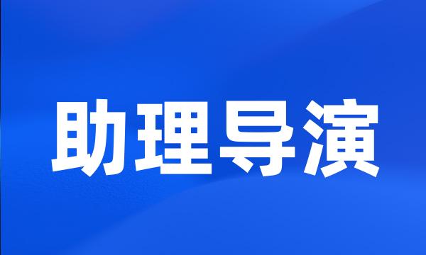 助理导演