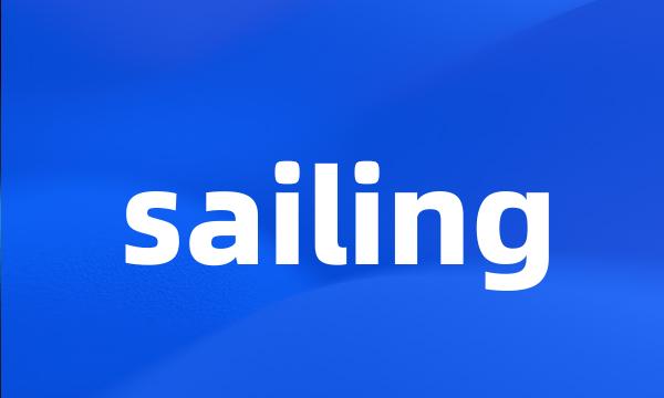 sailing