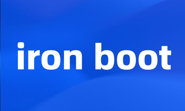 iron boot