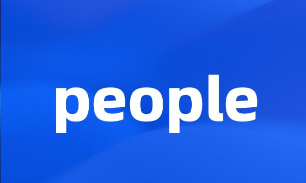 people