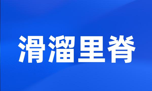 滑溜里脊