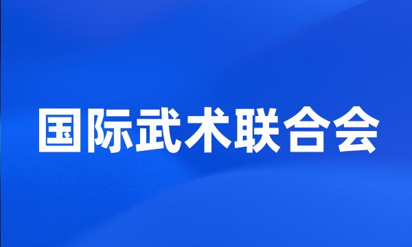 国际武术联合会