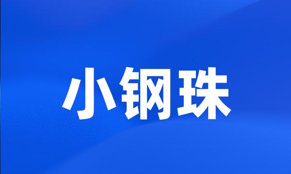 小钢珠