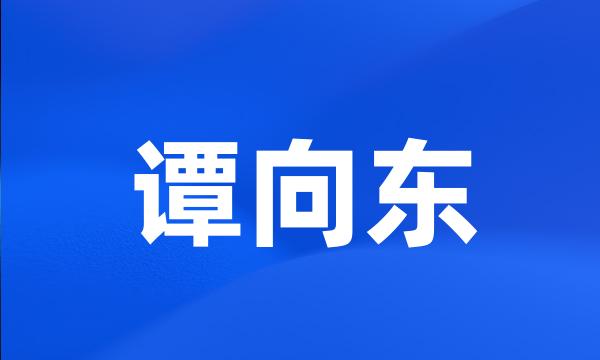 谭向东