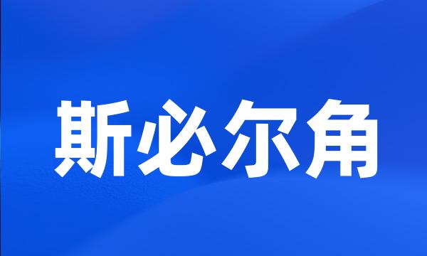 斯必尔角