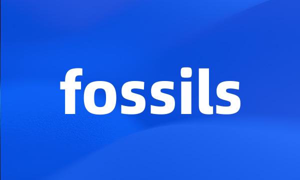 fossils