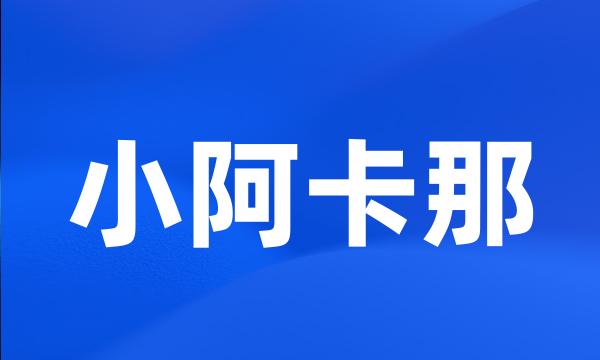 小阿卡那